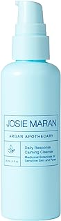 Josie Maran Argan Apothecary Daily Response Calming Facial Cleanser - Gentle Exfoliating Face Wash for Pores & Sensitive S...