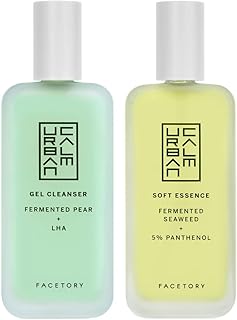 Urban Calm Cleanser and Essence Bundle - Facial Wash and Facial Essence - Made with Fermented Pear and Fermented Seaweed -...