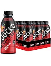 Jocko Fuel Hydrate Electrolyte Drinks - Sports Drink Hydration Amplifier, Thirst Quencher - Scientifically Formulated Electrolyte Blend Fruit Punch Flavor 16 Oz (12 Pack)