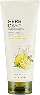 The Face Shop Herb Day 365 Master Blending Cleansing Foam Lemon & Grapefruit | Dead Cells & Makeup Residues Removal with R...