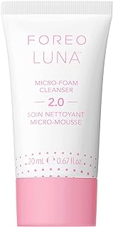 FOREO LUNA Micro-Foam Face Cleanser 2.0 - Face Wash - Pore Minimizer - All Skin Types Facial Cleanser - Travel Size - Vega...
