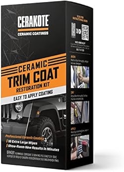 CERAKOTE® Ceramic Trim Coat Kit - Quick Plastic Trim Restorer - Ceramic Coating Black Trim Restoration to Last