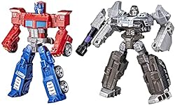 Transformers Toys Heroes and Villains Optimus Prime and Megatron 2-Pack Action Figures - for Kids Ages 6 and U