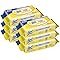 Lysol Disinfectant Handi-Pack Wipes, Multi-Surface Antibacterial Cleaning Wipes, for Disinfecting and Cleaning, Lemon and Lime Blossom, 480 Count (Pack of 6)
