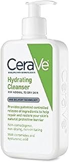 CeraVe Hydrating Facial Cleanser, Normal to Dry Skin, 12 Ounces each (355 ml), Pack of 6