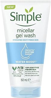 Simple Water Boost Micellar Gel Facial Wash, 5 Oz (150 ML) (1 Count)