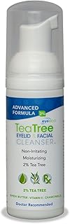 Eye Eco Advanced Tea Tree Eyelid and Facial Cleanser - Non-Irritating Eyelash & Eyelid Cleanser, Removes Debris & Irritati...