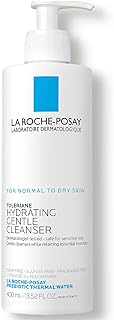 La Roche-Posay Toleriane Hydrating Gentle Face Cleanser, Daily Facial Cleanser with Niacinamide and Ceramides for Sensitiv...