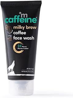 Milk & Coffee Face Wash for Dry Skin | Dry Skin Face Wash For Men & Women with Almond Milk & Shea Butter | Daily Use Face ...