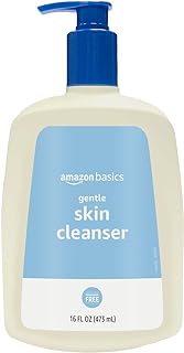 Amazon Basics Gentle Skin Cleanser, Unscented, 16 Fl Oz (Pack of 1)