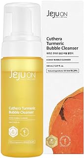 JEJUON Cuthera Turmeric Bubble Cleanser 5.07 Fl Oz - Vegan, Turmeric Natural Jeju, Moisturizing, Pore Contraction, Skin Ca...