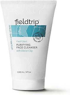 Fieldtrip Fresh Start Purifying Face Cleanser with Glacial Clay, 4 fl oz,