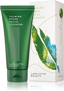 lapalette beauty Calming Green Facial Cleanser. BHA, Mild Cleansing Foam, 120ml / 4.05 fl. oz. / Hydration, Soothing, Crue...
