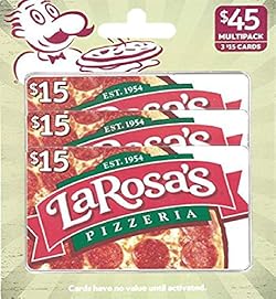 La Rosa Pizzeria Gift Cards, Multipack of 3