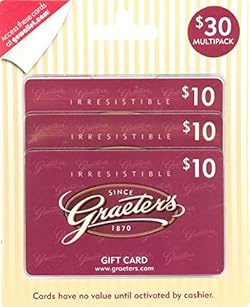 Graeter's Ice Cream Gift Cards, Multipack of 3