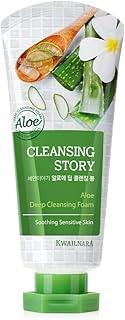 WELCOS KWAILNARA Cleansing Story Natural Facial Deep Foam Cleansing (Aloe Vera)