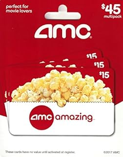 AMC Theatre  Gift Cards, Multipack of 3