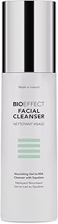 Bioeffect Facial Cleanser, Gel-to-Milk Face Wash & Gentle Makeup Remover with Moisturizing Squalane