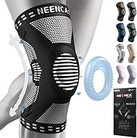 NEENCA Professional Knee Brace for Pain Relief, Medical Knee Support with Patella Pad & Side Stabilizers, Compression...