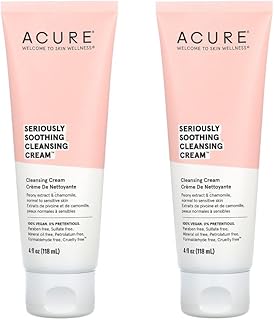 Acure Seriously Soothing, Cleansing Cream, 4 fl oz (118 ml) (Pack of 2)