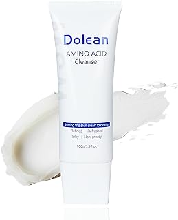 Dolean Amino Acid Facial Cleanser, Deep Cleaning Face Cleanser Non-Greasy,Sensitive Acne Skin,MSM+Amino Acid,Dermatologist...