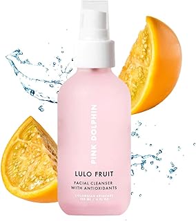 Pink Dolphin Lulo Fruit Antioxidant Facial Cleanser | Vitamin C Face Wash | Vitamin A, E, K | Vegan & Gluten Free | Citrus...