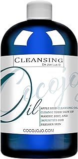 cocojojo Cleansing Oil Makeup Remover Apple Seed Oil Cleansing Oil for Face Cleansing Facial Cleanser Face Wash Oil Cleans...