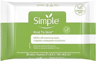 Simple Kind to Skin Facial Care Micellar Wipes 25 ct