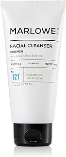 MARLOWE. No. 121 Facial Cleanser 6 oz, Daily Mens Face Wash with Natural Extracts & Antioxidants, Soothes, Purifies, Refre...