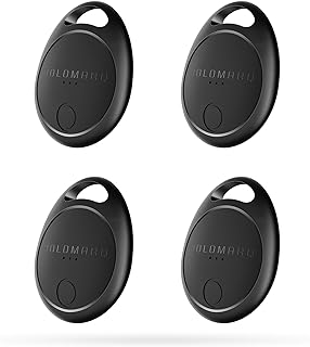 Key Finder Luggage Tracker Works with Apple Find My [Certified, iOS ONLY] A1rTag Alternative, Waterproof, Bluetooth,Lost M...