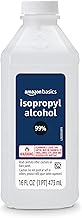 Amazon Basics 99% Isopropyl Alcohol First Aid For Technical Use,16 Fluid Ounces, 1-Pack (Previously Solimo)