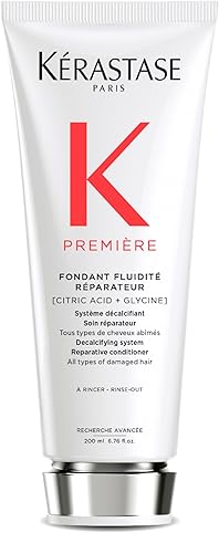 KERASTASE Premiere Hair Repair Conditioner | Intense Hydration & Strengthening | For Breakage & All Damaged Hair Types | Anti-Frizz & Smoothing | Decalcifies with Citric Acid