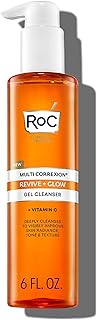 RoC Multi Correxion Revive + Glow Gel Facial Cleanser With Vitamin C, & Glycolic Acid, Paraben-Free, Sulfate-Free Skin Car...