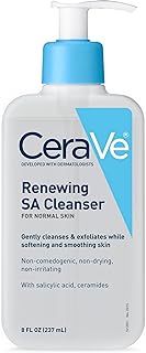 CeraVe SA Cleanser | Salicylic Acid Cleanser with Hyaluronic Acid, Niacinamide & Ceramides| BHA Exfoliant for Face | Fragr...