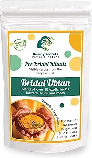 Ayurvedic Bridal Ubtan Powder for Skin Radiance and Tan Removal Enriched with Hibiscus,Sandalwood,Vetiver & Kasturi Manjal...