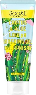 Soo'AE CACTUS & ALOE Low pH Soothing Gel 7.05 oz. Aloe vera gel for face with Cactus Extra Soothing Face and body after su...