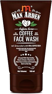 Man Arden Coffee Face Wash - No Parabens, Sulphate, Silicones - 100mL