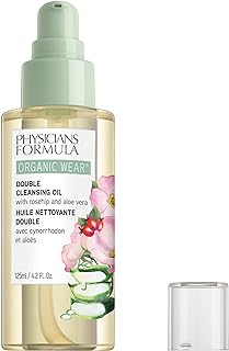 Organic Cleanser By Physicians Formula Organic Wear All Natural Double Cleansing Oil, Nourishing, Purifying, Dermatologist...