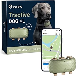 Tractive XL GPS Tracker & Health Monitoring for Dogs (50 lbs+) - Market Leading Pet GPS Location Tracker | Wellness & Esca...