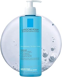 La Roche-Posay Toleriane Purifying Foaming Facial Cleanser, Oil Free Face Wash for Oily Skin and for Sensitive Skin with N...