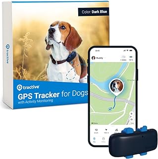 Tractive GPS Tracker & Health Monitoring for Dogs - Market Leading Pet GPS Location Tracker, Wellness & Escape Alerts, Wat...