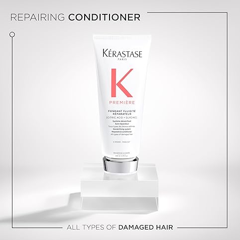 KERASTASE Premiere Hair Repair Conditioner | Intense Hydration & Strengthening | For Breakage & All Damaged Hair Types | Anti-Frizz & Smoothing | Decalcifies with Citric Acid