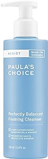 Paula's Choice RESIST Perfectly Balanced Foaming Cleanser, Hyaluronic Acid & Aloe, Anti-Aging Face Wash, Large Pores & Oil...