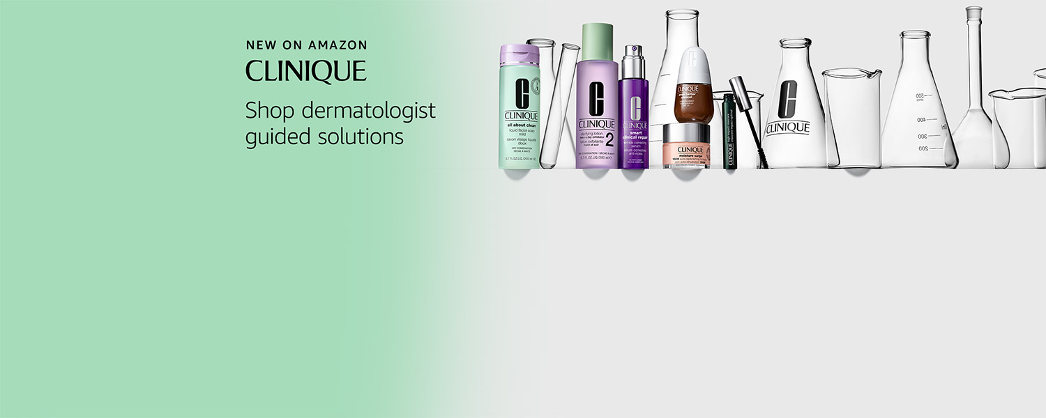 New on Amazon Clinique - Shop dermatologist guided solutions