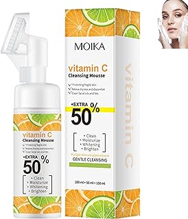 CLY AMS Foaming Facial Cleanser Vitamin C Essence Face Wash Cleansing Makeup Remover Skin Care Bubble Oil Control Hydratin...