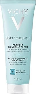 Vichy Pureté Thermale Foaming Cleansing Cream | Foaming Face Wash & Makeup Remover With Purisoft & Vitamin B5 | Sensitive ...