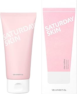 Saturday Skin Face Cleanser Hydrating Foam Cleanser Natural ingredients Anti-aging | Makeup Remover and Face Wash | Fragra...