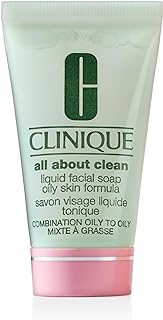Clinique All About Clean Liquid Facial Cleanser Soap, Oily Skin Formula, 1 fl. oz.