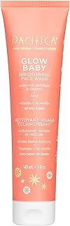 Pacifica Beauty Glow Daily Face Cleanser, Exfoliating, Vitamin C, AHA, Vanilla, For All Skin Types, Sulfate and Paraben Fr...
