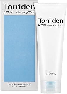 Torriden DIVE-IN Cleansing Foam Face Wash 5.07 fl oz., Hydrating Daily Facial Cleanser for All and Sensitive Skin, with Hy...